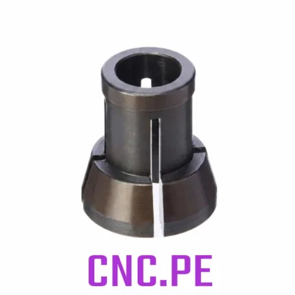 Boquillas adaptadoras para fresas de 6mm, 1/4” y 8mm compatibles con router Makita 710W. Mejora la versatilidad de tu herramienta con alta precisión.