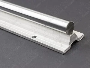 Guía Lineal SBR50: Eje Cromado 1m, Aluminio 50mm